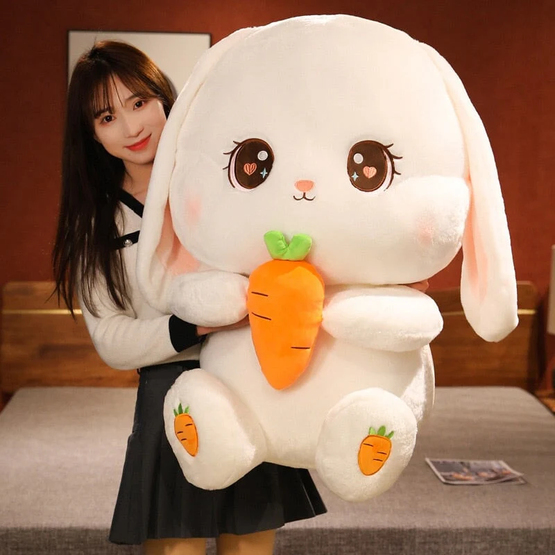 Cinnabun the Cuddly White Bunny Plushie